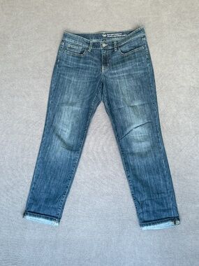 Women's GAP Sexy Boyfriend Fit Cuffed Stretch Denim Jeans Sz 8 29 regular length